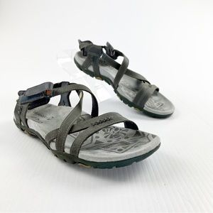 Merrell Slate Hook & Loop Leather Sport Walking Sandals Shoes